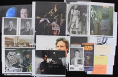 1980's-2000's Star Wars Memorabilia Collection - Lot of 150+ w/ Trading Cards, Signed Photos & More