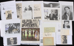 1930's-2000's Oscar Nominees & Winners Signed Photos Index Cards Cuts Collection - Lot of 80