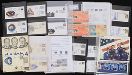 1970's-2000's NASA Astronauts & Missions Memorabilia Collection - Lot of 85 w/ First Day Envelopes & Photos
