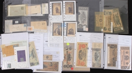 1860's-70's Confederate Currency Collection - Lot of 60