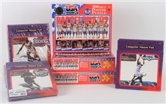 1990s NBA Basketball Mouse Pads & Puzzles (Lot of 11)