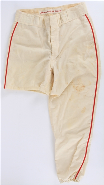 1964 Bob Skinner St. Louis Cardinals Home Uniform Pants (MEARS LOA)