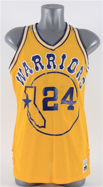 1979 Rick Barry Golden State Warriors Home Issued Jersey (MEARS LOA) "Issued then he was traded to Houston"
