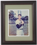 1936-1960 Ted Williams Boston Red Sox Signed 8x10 Framed Photo (JSA)