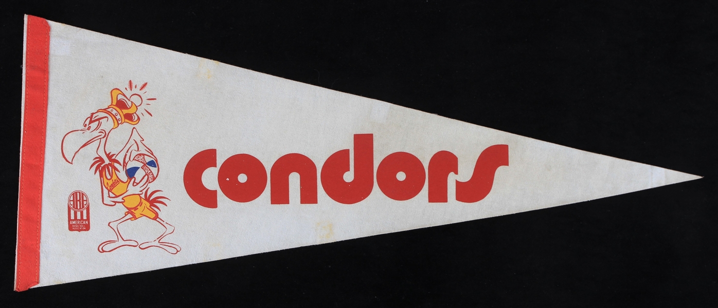 1970s Pittsburgh Condors ABA 30" Pennant 