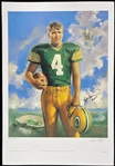 1996 Brett Favre Green Bay Packers NFLs Most Valuable Player Limited Edition Signed 19x27 Print (JSA)