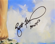 1996 Brett Favre Green Bay Packers NFL's Most Valuable Player Limited Edition Signed 19x27 Print (JSA)