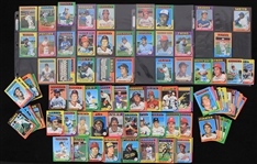 1975-90 Baseball Trading Card Collection - Lot of 500+