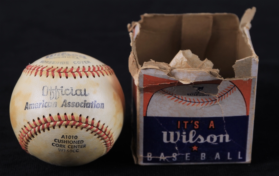 1953-59 Wilson Official American Association Ed Doherty Baseball w/ Original Box