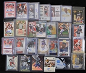 2000's-10's Signed Football Insert Trading Cards - Lot of 170