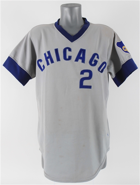 1975 Jim Saul Chicago Cubs Game Worn Road Jersey (MEARS LOA)