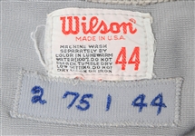 1975 Jim Saul Chicago Cubs Game Worn Road Jersey (MEARS LOA)