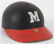 1960-1964 circa Milwaukee Braves Game Worn Helmet Recently Discovered in old Milwaukee Neighborhood