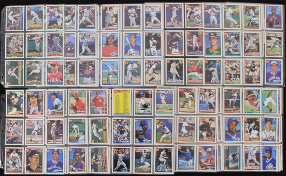 1991 Topps Operation Desert Storm Baseball Trading Cards - Complete Set of 792