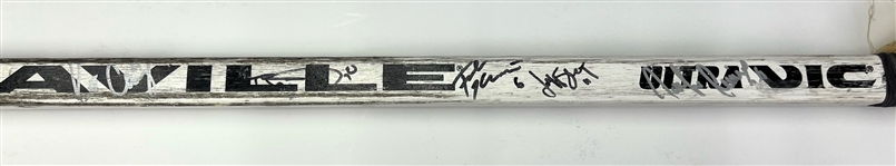 1990's-2000's Multi Signed Hockey Stick Collection - Lot of 3 (MEARS LOA/JSA)