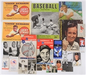 1940's-2000's Baseball Football Basketball Americana Memorabilia Collection - Lot of 200+ w/ Photos, Trading Cards, Publications & More 