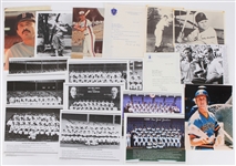 1940's-2000's Baseball Football Basketball Americana Memorabilia Collection - Lot of 200+ w/ Photos, Trading Cards, Publications & More 