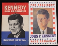 1960s John F. Kennedy 35th President of the Unites States Broadsides - Lot of 2