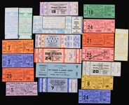 1970s-1980s Concert Ticket Stubs Including The Stray Cats, Ted Nugent, The Who & more (Lot of 20)