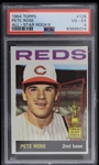 1964 Pete Rose Cincinnati Reds Topps All-Star Rookie Card #125 (PSA Slabbed VG-EX 4)