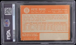 1964 Pete Rose Cincinnati Reds Topps All-Star Rookie Card #125 (PSA Slabbed VG-EX 4)