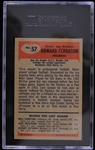 1955 Howard Ferguson Green Bay Packers Bowman Football Trading Card (SGC Slabbed 92 NM/MT+ 8.5)