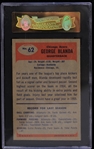 1955 George Blanda Chicago Bears Bowman Football Trading Card (SG 92 NM/MT+)