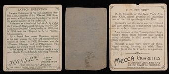 1910's-30's Lawson Robertson CC Steinert Ned Day Sports Trading Cards - Lot of 3