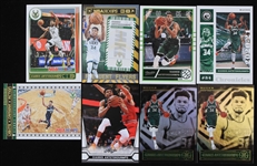 2020-22 Giannis Antetokounmpo Milwaukee Bucks Basketball Trading Cards - Lot of 8