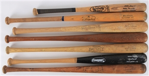 1950's-80's Store Model Baseball Bat Collection - Lot of 7 w/ Mickey Mantle, Roberto Clemente, Stan Musial & More