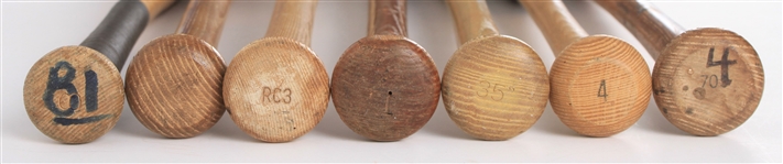 1950's-80's Store Model Baseball Bat Collection - Lot of 7 w/ Mickey Mantle, Roberto Clemente, Stan Musial & More