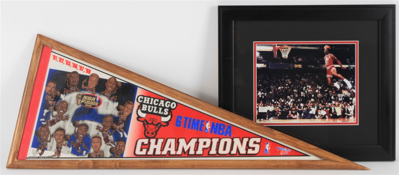 1980s-90s Michael Jordan Chicago Bulls Memorabilia Collection - Lot of 16