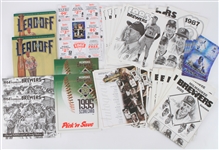 1970's-2000's Milwaukee Brewers Memorabilia Collection - Lot of 200 w/ SportRaits, Publications, Bobbleheads & More 