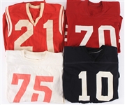 1960s-70s Game Worn Durene Football Jerseys - Lot of 4 (MEARS LOA)