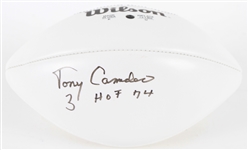 1990s Tony Canadeo Green Bay Packers Signed ONFL Tagliabue Autograph Panel Football (JSA)
