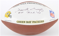 1980s Forrest Gregg Green Bay Packers Signed Wilson Presentation Football (JSA)