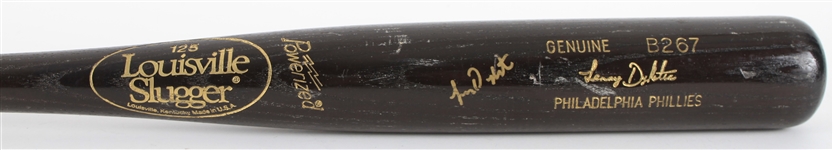 1991-96 Lenny Dykstra Philadelphia Phillies Signed Louisville Slugger Professional Model Bat (MEARS LOA/JSA)