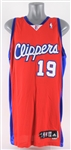 2007-08 Sam Cassell Los Angeles Clippers Game Worn Road Jersey (MEARS LOA)