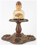 1920s HIGH GRADE Vintage Football Player 9" Pipe Stand 