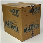 1991 Fleer Basketball Trading Cards Unopened Case w/ 20 Hobby Boxes