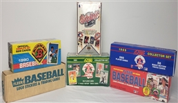 1980s-1990s Bowman, Fleer, Score Baseball Trading Cards