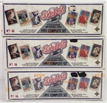 1991 Upper Deck Baseball Cards Complete Sets Sealed