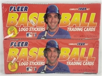 1989 Fleer Baseball Complete Sealed Sets (Lot of 2)