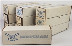 1988 Donruss Baseball Puzzle & Cards Factory Sets (Lot of 10)