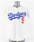 1987 Mickey Hatcher Los Angeles Dodgers Spring Training Home Jersey (MEARS LOA)