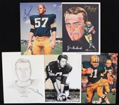 1990s Green Bay Packers Signed Photos - Lot of 9 w/ Jim Taylor, Jim Ringo, Fuzzy Thurston, Willie Wood & More (JSA)
