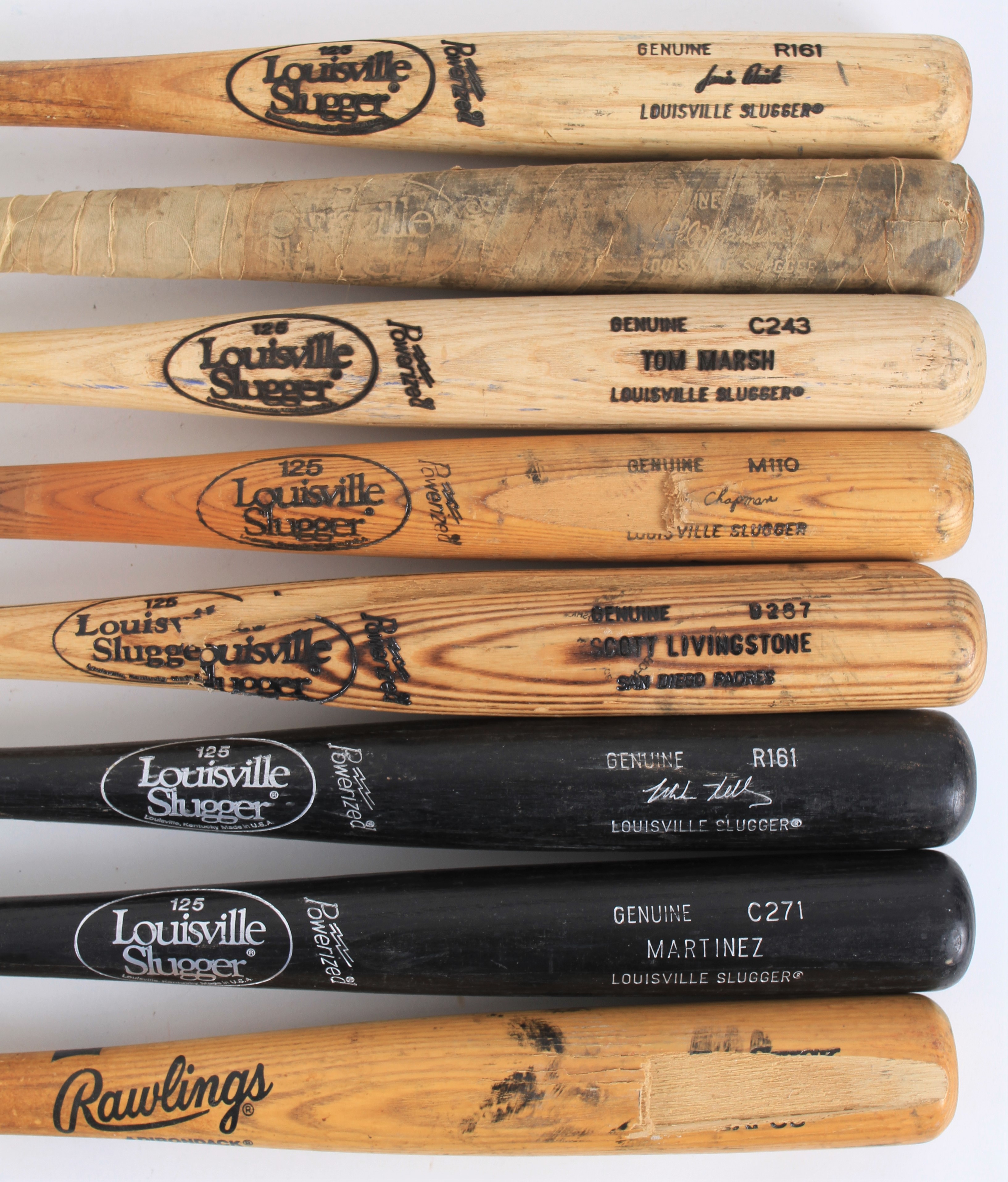 Lot Detail - 1980's-2000's Professional Model Game Used Bat Collection ...