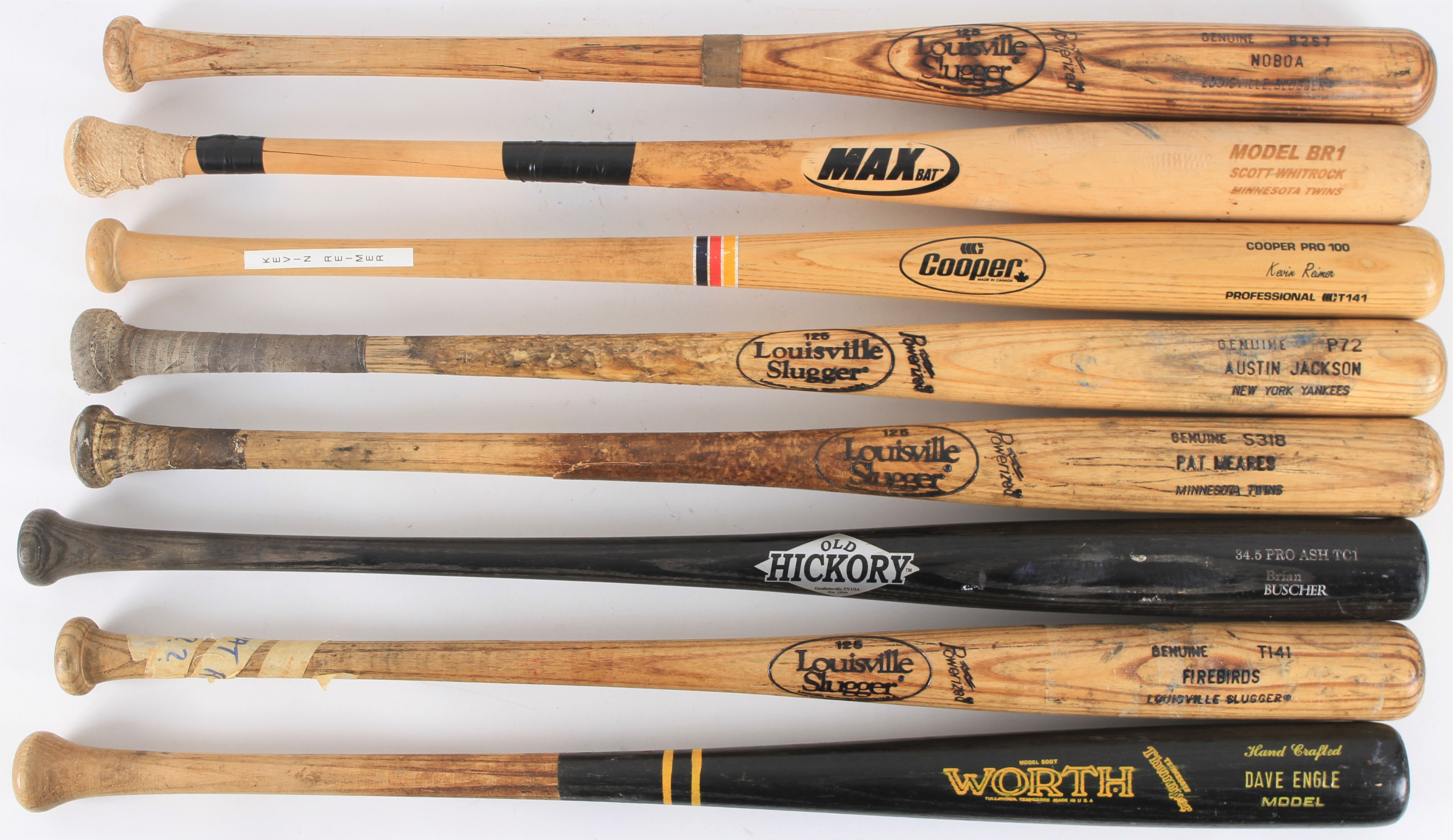 Lot Detail - 1980's-2000's Professional Model Game Used Bat Collection ...