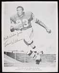 1968 Travis Williams Green Bay Packers 8" x 10" Appeared At Burts Drive Inn Neenah Facsimile Signed Photo