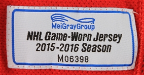 2015-16 Tim McGauley Washington Capitals Training Camp Jersey (MEARS LOA/MeiGray)